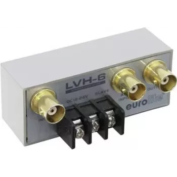 BNC-Umschalter EUROLITE LVH-6 Metallgehäuse 6 Kanäle