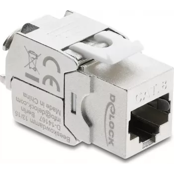 Keystone RJ45-Buchse auf LSA Delock 90715 Cat.8.1 geschirmt werkzeugfrei