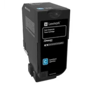 Tonerkartusche Lexmark 74C20CE 2500 Seiten Cyan