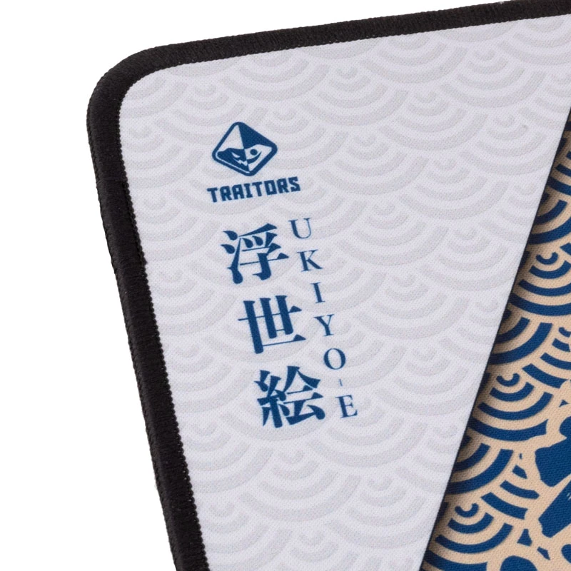 Mauspad Traitors UKIYO-E Speed (TRDUKI35M) — reibungsarme Oberfläche, rechteckige Gaming-Matte