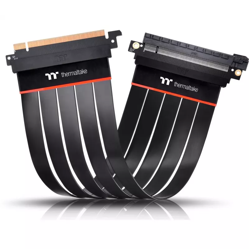 Internes Stromkabel THERMALTAKE AC-058-CO1OTN-C1, PCI-E x16 (Gen4) Stecker auf Buchse, 0,3 m, schwarz