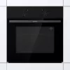 Gorenje Backofen | BO6615E01B | 60 L | Elektrisch | EnamelClean | Druck-Kipp-Tasten | Höhe 59,5 cm | Breite 59,5 cm | Schwarz