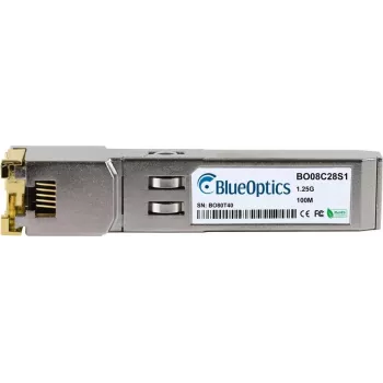 SFP Transceiver BlueOptics BO08C28S1 (980-9I251-00IS00-BO) — Kupfer RJ45, 1000BASE-T, 100 m, 0°C–+70°C