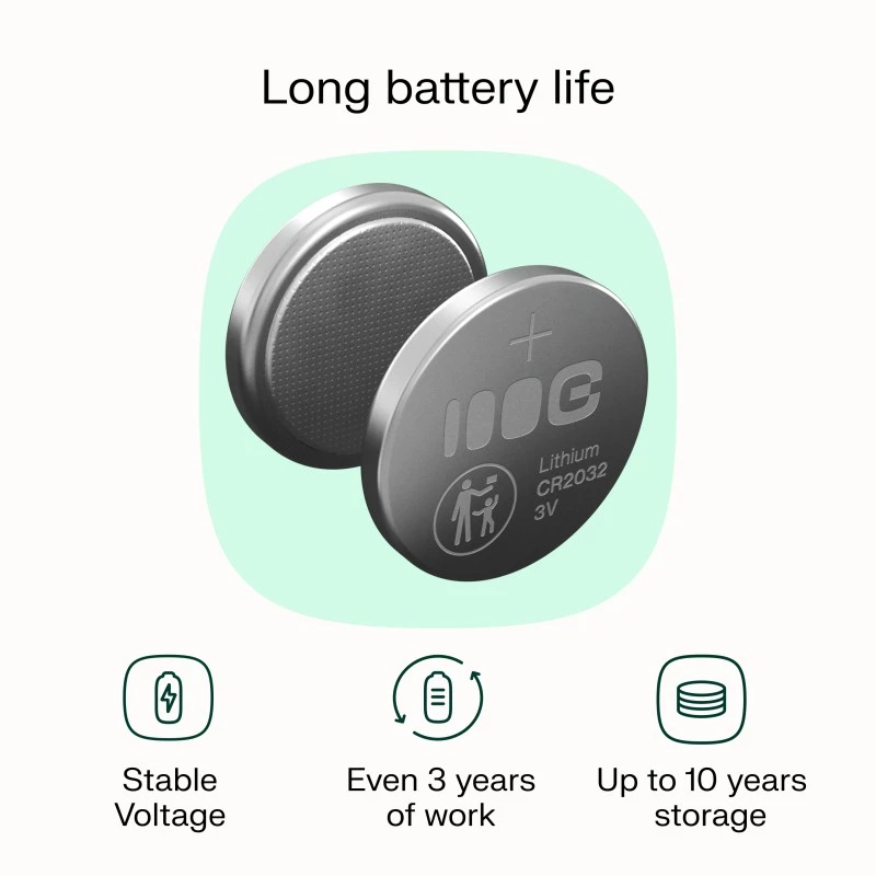 Knopfzelle Green Cell CR2032 3V — 5er-Pack