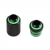 Bitspower Direct-Connect Set gerade G1/4 inch AG - extra long, Schwarz