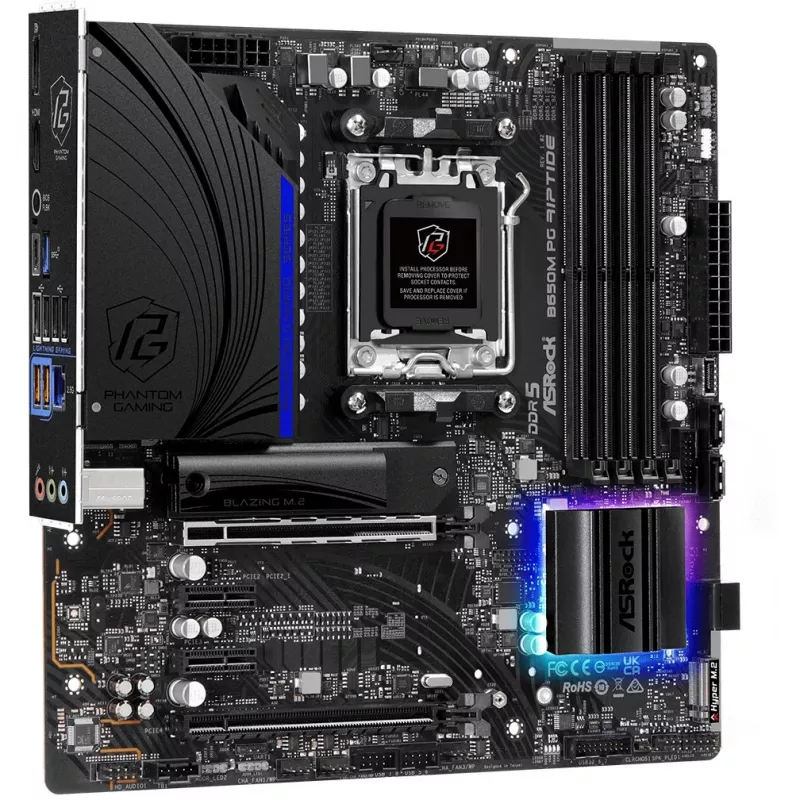 Motherboard ASRock B650M PG Riptide AMD B650 Socket AM5 micro ATX