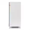 PC-Gehäuse Thermaltake H200 TG Snow RGB Midi Tower Weiß