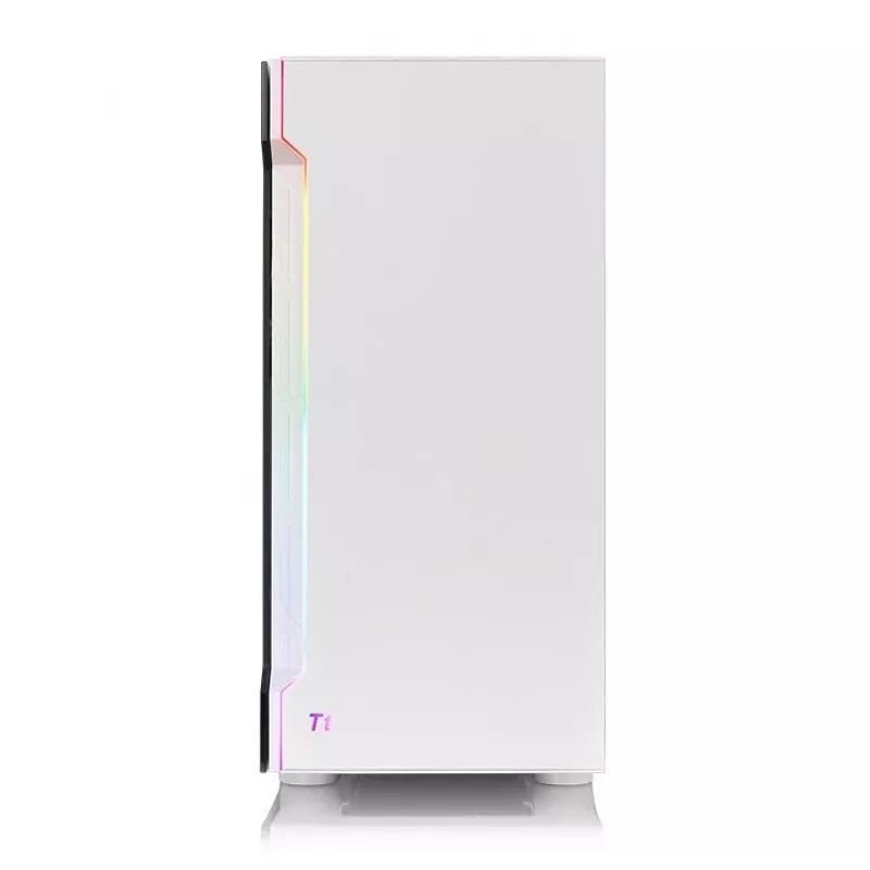 PC-Gehäuse Thermaltake H200 TG Snow RGB Midi Tower Weiß