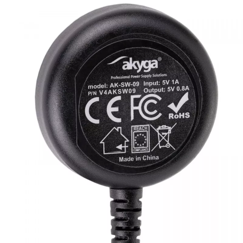 Indoor-Ladegerät Akyga AK-SW-09 Smartwatch Schwarz USB 5V 1m
