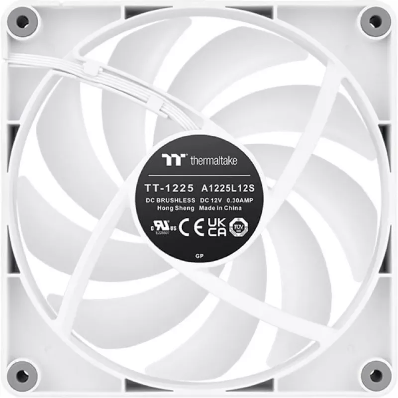 Thermaltake CT120 Reverse ARGB 120 mm Weiß 2er-Pack