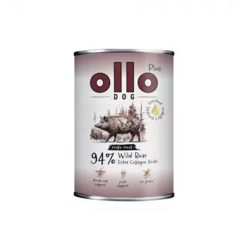 Ollo Plus Kolagen Wildschwein 400g Hundefutter Dose