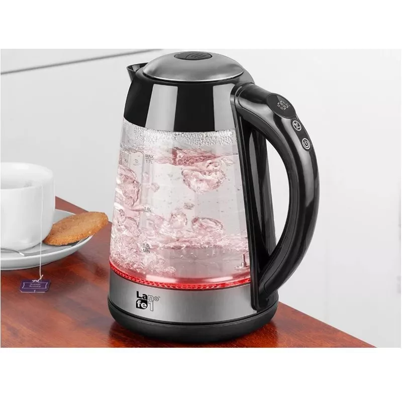 Wasserkocher Lafe LAFCZA46806, 2200 W, 1,7 l, Schwarz