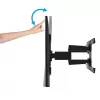 Wandhalterung B-TECH BT8227/B 600x400 für 75-Zoll-TV, max. Belastung 50 kg