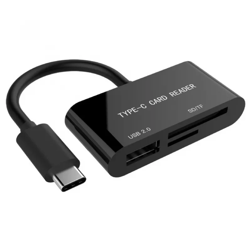 Kartenleser USB-C SDXC/Kombi/schwarz