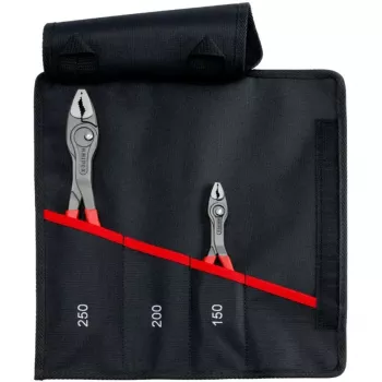 Rolltasche TwinGrip, Frontgreifzangen-Set 2-teilig (rot, Länge 150 / 250mm)
