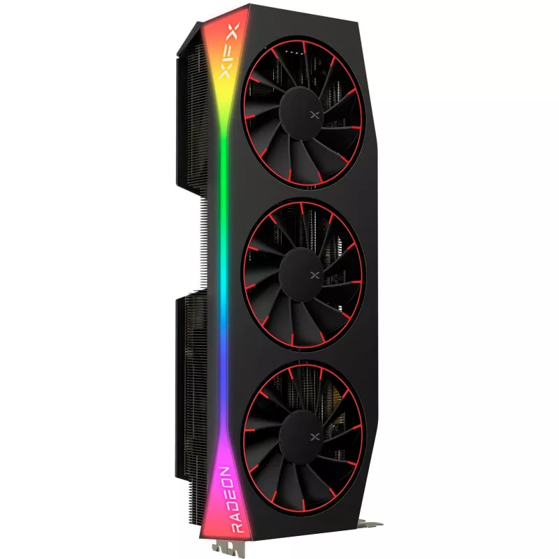 Grafikkarte XFX Radeon RX 9070 XT OC — 12 GB GDDR6, PCIe 5.0, 3× DisplayPort 2.1, HDMI 2.1, 3 Lüfter, 360×155×72 mm