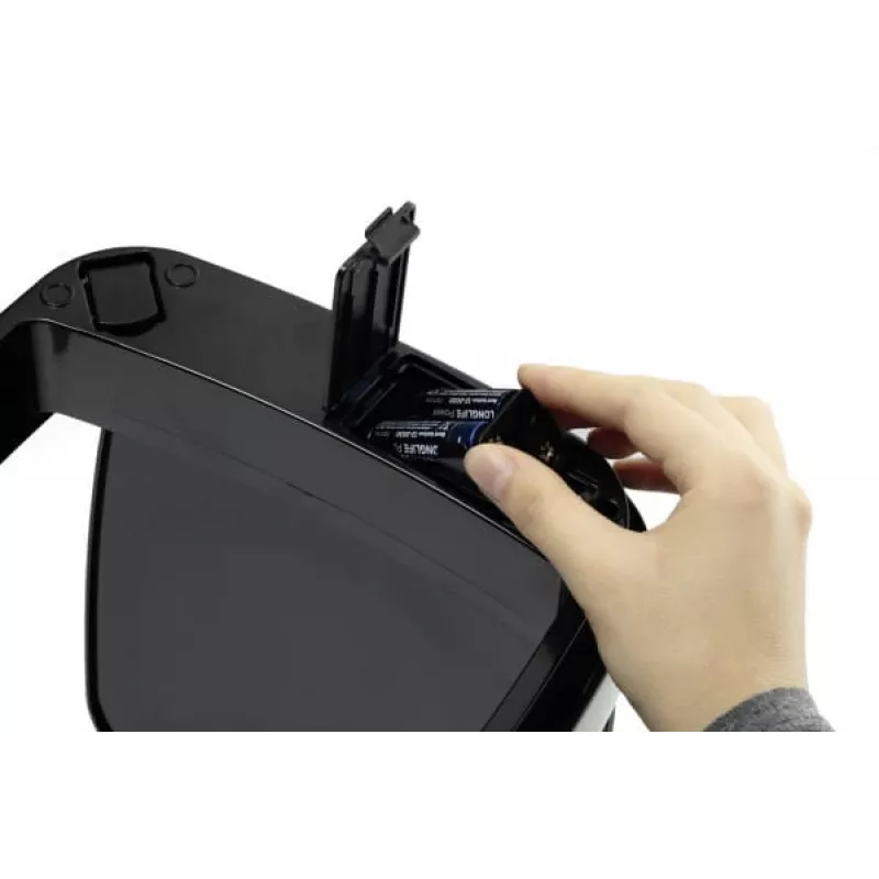 Durable TOUCH 12L Rechteckig Edelstahl Silber Schwarz