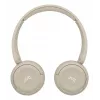 JVC HA-S59W Headset Kabelgebunden & Kabellos Kopfband Musik/Alltag USB Typ-C Bluetooth Beige