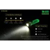 Schlüsselanhänger-Taschenlampe Nitecore TIKI GITD Grau — USB wiederaufladbar, 1 lm, 55 mm, 12 g, IP66