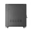 19-Zoll-Rack-Schrank LANBERG FF01-6022-23B, 22U, 600×1000 mm, schwarz, perforierte Türen