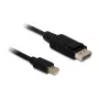 Mini Displayport auf Displayport Kabel DeLOCK 83984 0,5m Schwarz