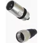 XLR 3-poliger Steckverbinder Omnitronic 30200089 für Mikrofon und Audioausrüstung, männliche/weibliche Optionen