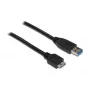 Verbindungskabel USB 3.0 Stecker A auf Stecker Micro B, schwarz, 2 m, Good Connections® (2710-MB02)
