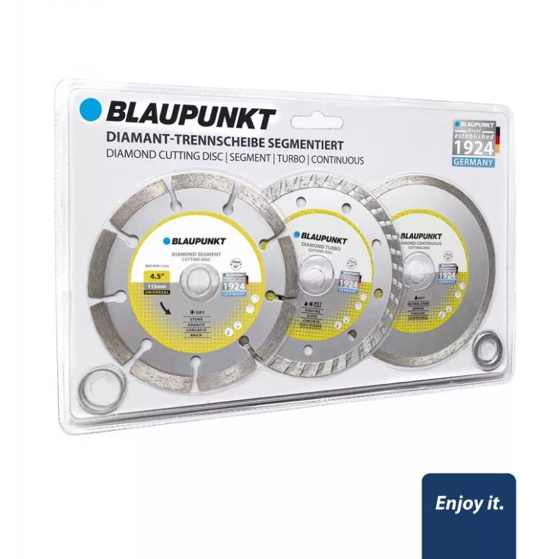Schneid-/Schleifscheiben Set BLAUPUNKT BP-CW-D4115, 3 Stück
