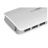 Tragbares Ladegerät Esperanza EMP106WE Radium — 8000 mAh, 3-Geräte-Ausgang, Micro-USB-Eingang, 5V/2A & 5V/1,5A/1A Ausgänge, grau