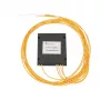 Optischer PLC-Splitter 1:4 Extralink SC/APC, 2,0 mm G657A, 1,5 m, ABS-Modul, ohne Stecker