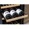Caso | Weinkühlschrank | WineComfort 24 | Energieeffizienzklasse G | Vitrine | Flaschenkapazität 24 Flaschen | Kühltyp Kompressortechnologie | Schwarz