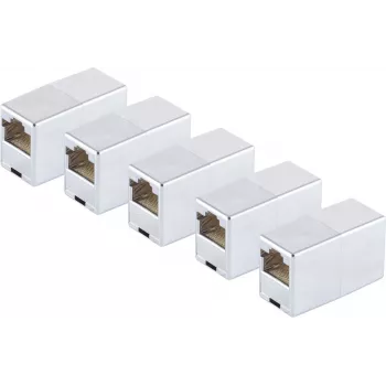 Adapter ShiverPeaks 71220-8M-SET5 Modularer Patch-Steckverbinder Cat 5, 8-polig RJ45