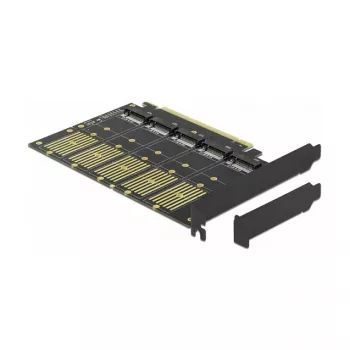 DeLOCK PCI Express x16 Karte auf 5 x interne M.2 Key B / SATA
