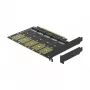 DeLOCK PCI Express x16 Karte auf 5 x interne M.2 Key B / SATA