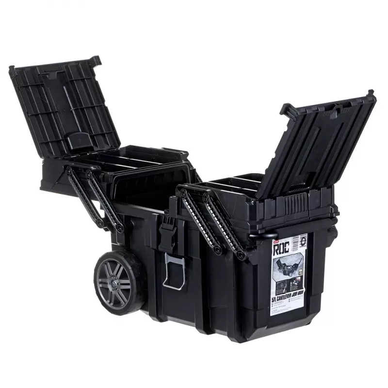 Werkzeugkiste KETER CANTILEVER Job Box (17203037/238270) auf Rädern Schwarz
