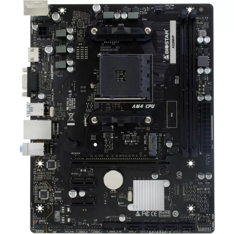 BIOSTAR A520MHP AM4 Micro-ATX Motherboard