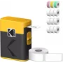 Etikettendrucker-Kassettenbündel Kodak M50 Label Era, gelbe Nachfüllkassette M50Y mit 13 Etikettenrollen