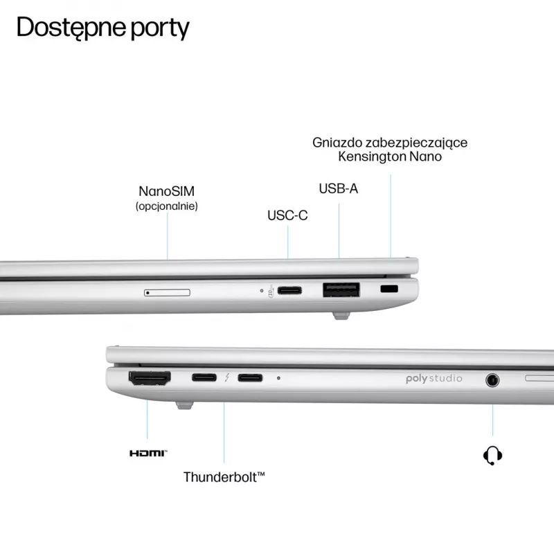 Laptop HP EliteBook G8 Ultra 7 255U 14,0 Zoll WUXGA IPS 400 cd/m² AG 32 GB DDR5 5600 SSD 1 TB Intel Arc Cam 5 Mpx W11Pro