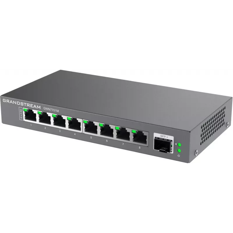Grandstream Networks GWN7701M Netzwerk-Switch Unmanaged 2.5G Ethernet (100/1000/2500) Schwarz