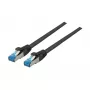EFB-Elektronik RJ45 Patchkabel Cat.6A S/FTP TPECat.7 Rohkabel superflex schwarz 0,15m Hersteller: EFB Elektronik (K5525FSW.0,15)