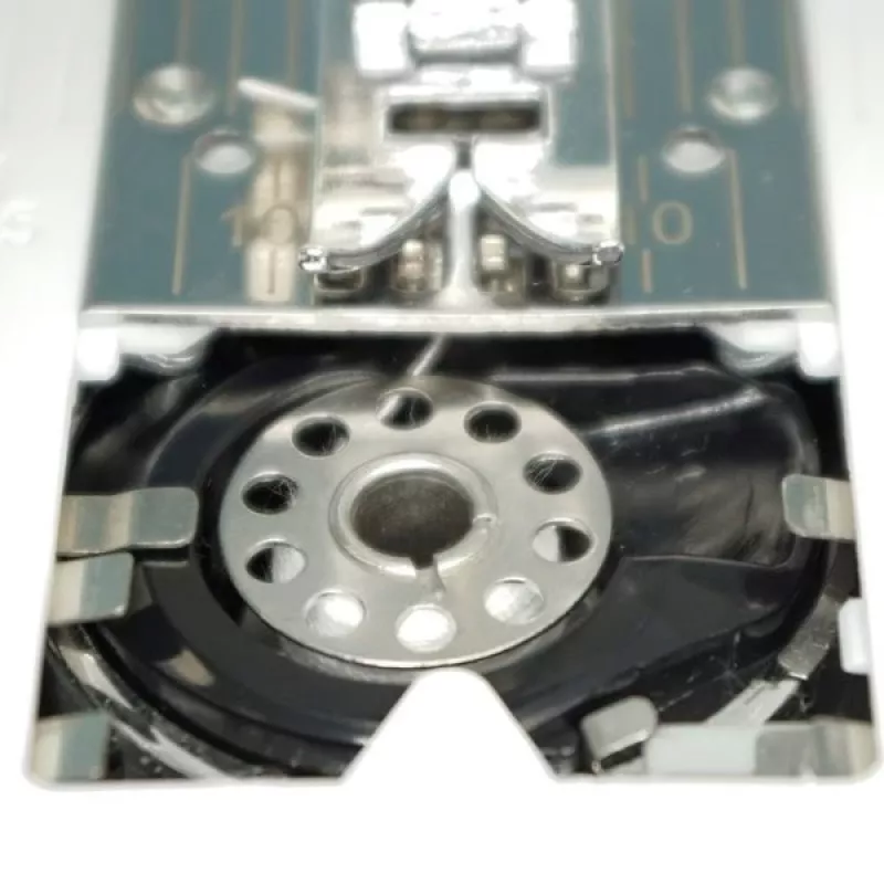Mechanische Nähmaschine Lucznik Lena 2019 — einfaches mechanisches Modell, 16 Programme, 24 W, Freiarm, 4-Schritt-Knopfloch