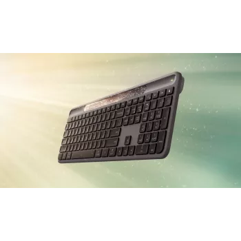 Logitech Signature schlank Solar+ K980 Wireless-Tastatur, Graphit, US-Layout
