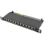 LogiLink - Patch Panel - Rack-Montage - RJ-45 X 12 - Schwarz, RAL 9005 - 0,5U - 25,4 cm (10)