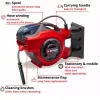 Wandmontierte Schlauchtrommel Einhell GE-HR 18/30 Li-Solo Automatic 30m Schlauch