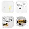 Kohlenmonoxid-Sensor QOLTEC 52577 — batteriebetriebener Alarm, 85 dB Schallpegel