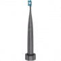 Kabellose Zahnbürste, Grau, 3 Bürstenköpfe, 1400mAh, Funktionen: Sanft, Reinigen, Massage, Weiß, Sweep