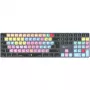 Tastatur LogicKeyboard LKB-PT-TM — Full-Size (100%) Bluetooth QWERTZ Deutsch, Titangrau