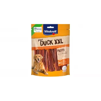 Hundeleckerli Vitakraft Duck Fillets XXL 250 g — Entenfilet natürlicher Leckerbissen, getreidefrei, Protein 50%