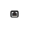 Kabeladapter Unitek A1026BK RJ-45 Buchse-auf-Buchse Cat7 1 Gbit/s schwarz