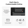 Mechanische Tastatur Keychron Q1 Max 75% mit Banana Switches, Carbon Black